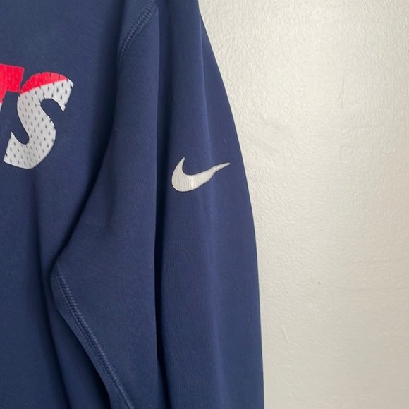 Men’s NIKE Therma-Fit NFL Patriots Hoodie Sz M - Picture 3 of 5